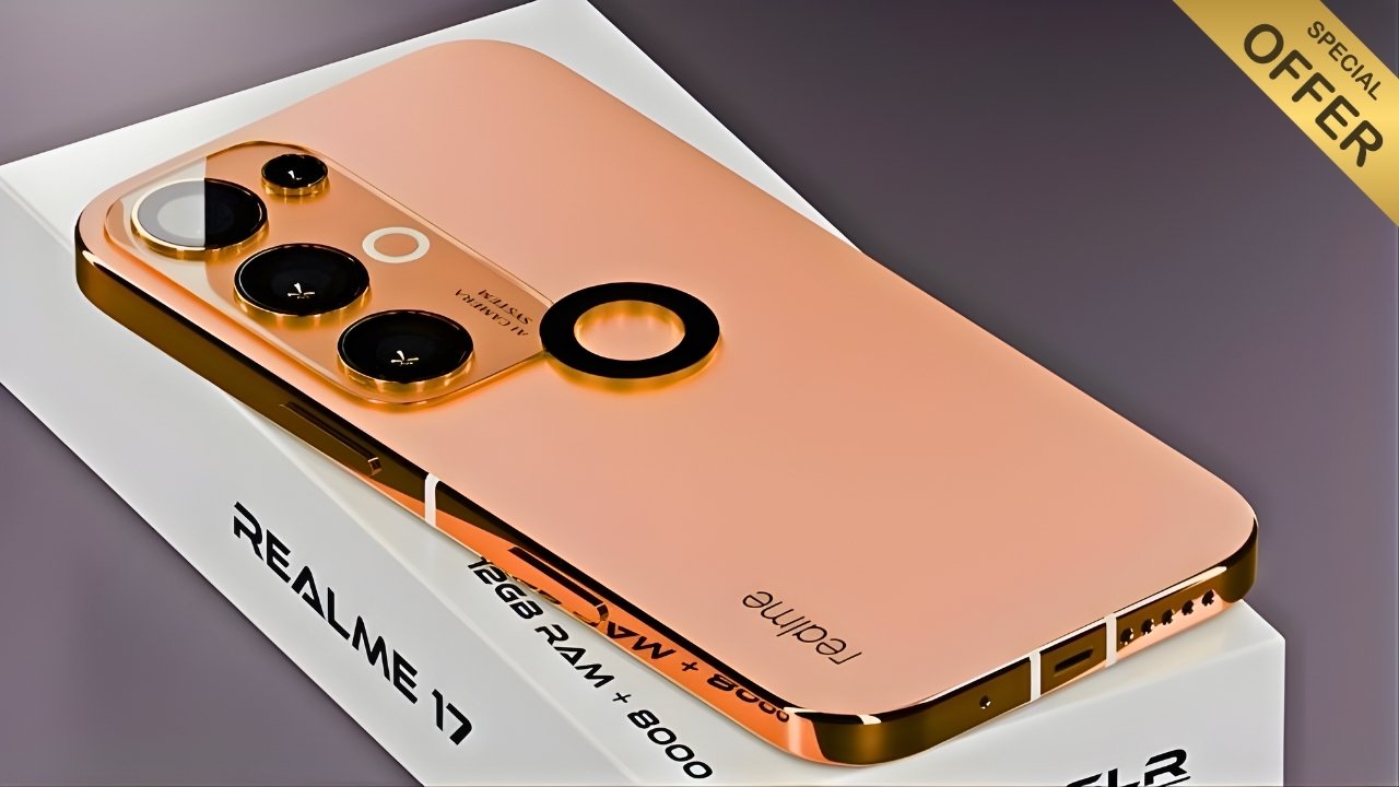 Realme 17 Pro Max 5G Innovación en pantalla 4K y batería de larga duración